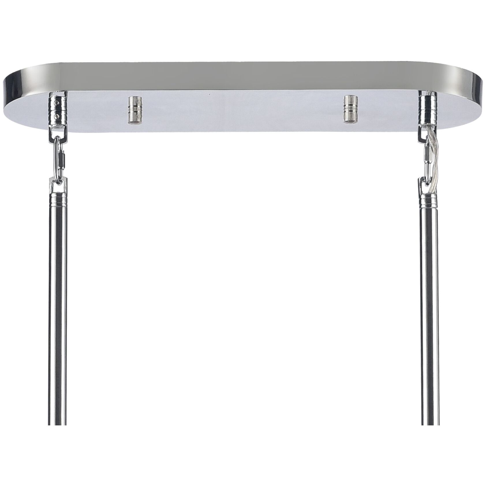 Chateau 6 Light 47.25 inch Polished Chrome Linear Chandelier Ceiling Light