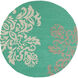 Rain 96 X 96 inch Emerald, Tan, Ivory Rug