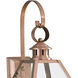 Olde Colony 1 Light 22 inch Copper with Clear Outdoor Wall Sconce