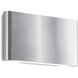 Slate Wall Sconce Wall Light in Brushed Nickel