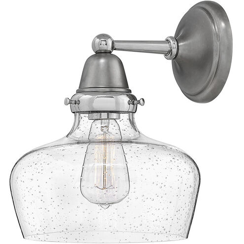Academy 1 Light 10 inch English Nickel with Polished Nickel Indoor Wall Sconce Wall Light