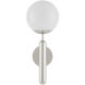 Barbican 1 Light 6.5 inch Polished Nickel Bath Sconce Wall Light