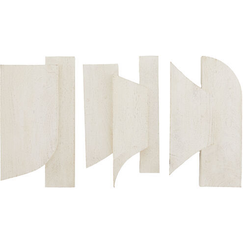 Pierson Whitewash Sandblasted Wall Plaques, Set of 3