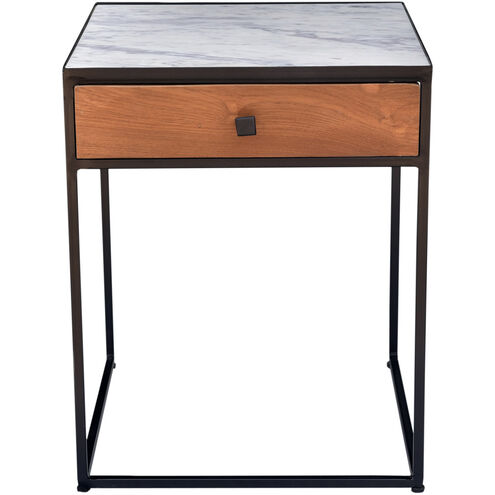 Elton 20 X 16 inch Black Accent Table