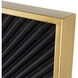 Carter 39 X 39 inch Black and Gold Wall Mirror