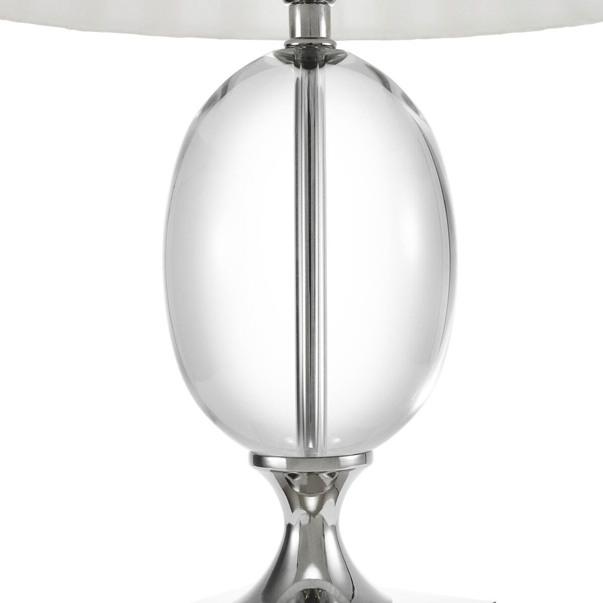 Galvin 26.38 inch 100 watt Crystal Glass Table Lamp Portable Light
