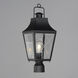 Storybook 1 Light 21.25 inch Black Outdoor Post Lantern