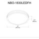 Nabisco LED 18 inch Matte White Flush Mount Ceiling Light