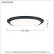 Verge 20 inch Earth Black Flush Mount Ceiling Light