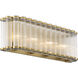 Glasbury 4 Light 23.75 inch Gold Vanity Light Wall Light