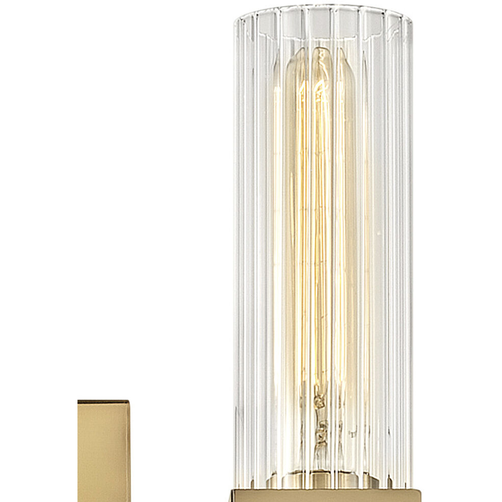 Xander 2 Light 13 inch Heritage Brass Vanity Light Wall Light