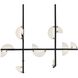 Nova 14 Light 39.5 inch English Bronze Linear Chandelier Ceiling Light