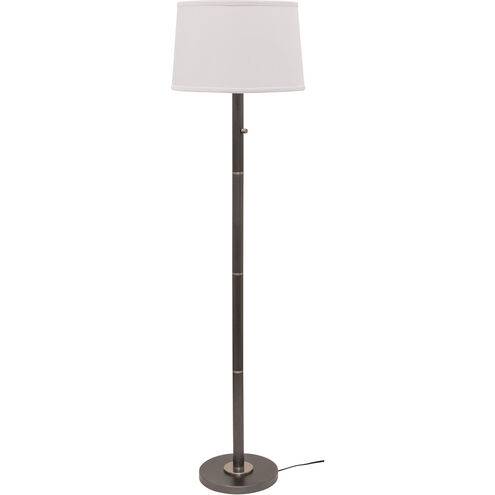 Rupert 62 inch 100 watt Granite with Satin Nickel Accents Floor Lamp Portable Light