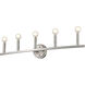 Sawyer 5 Light 32 inch Satin Nickel Vanity Light Wall Light