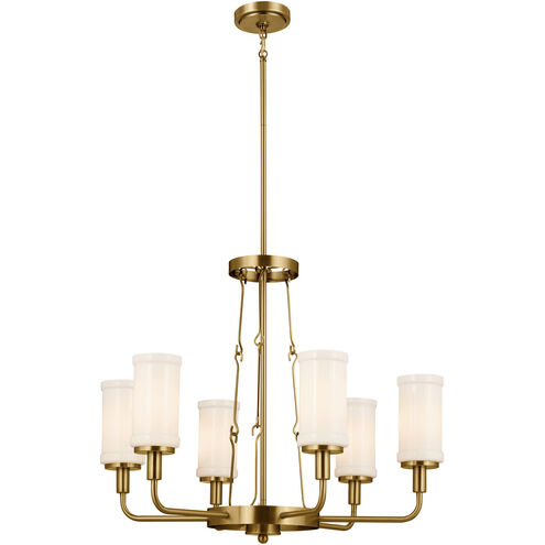 Homestead Vetivene 6 Light 29 inch Natural Brass Chandelier Ceiling Light, Vetivene