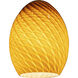 FireBird 6 inch Pendant Ceiling Light in Amber Firebird