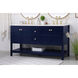 Theo 60 X 22 X 34 inch Blue Vanity Sink Set