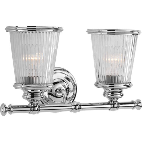 Radiance 2 Light 15 inch Polished Chrome Bath Vanity Wall Light