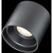 Downtown LED 5 inch Black Flush Mount Ceiling Light in 4000K, dweLED