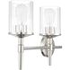 Andrea 4 Light 32.25 inch Polished Nickel Vanity Light Wall Light