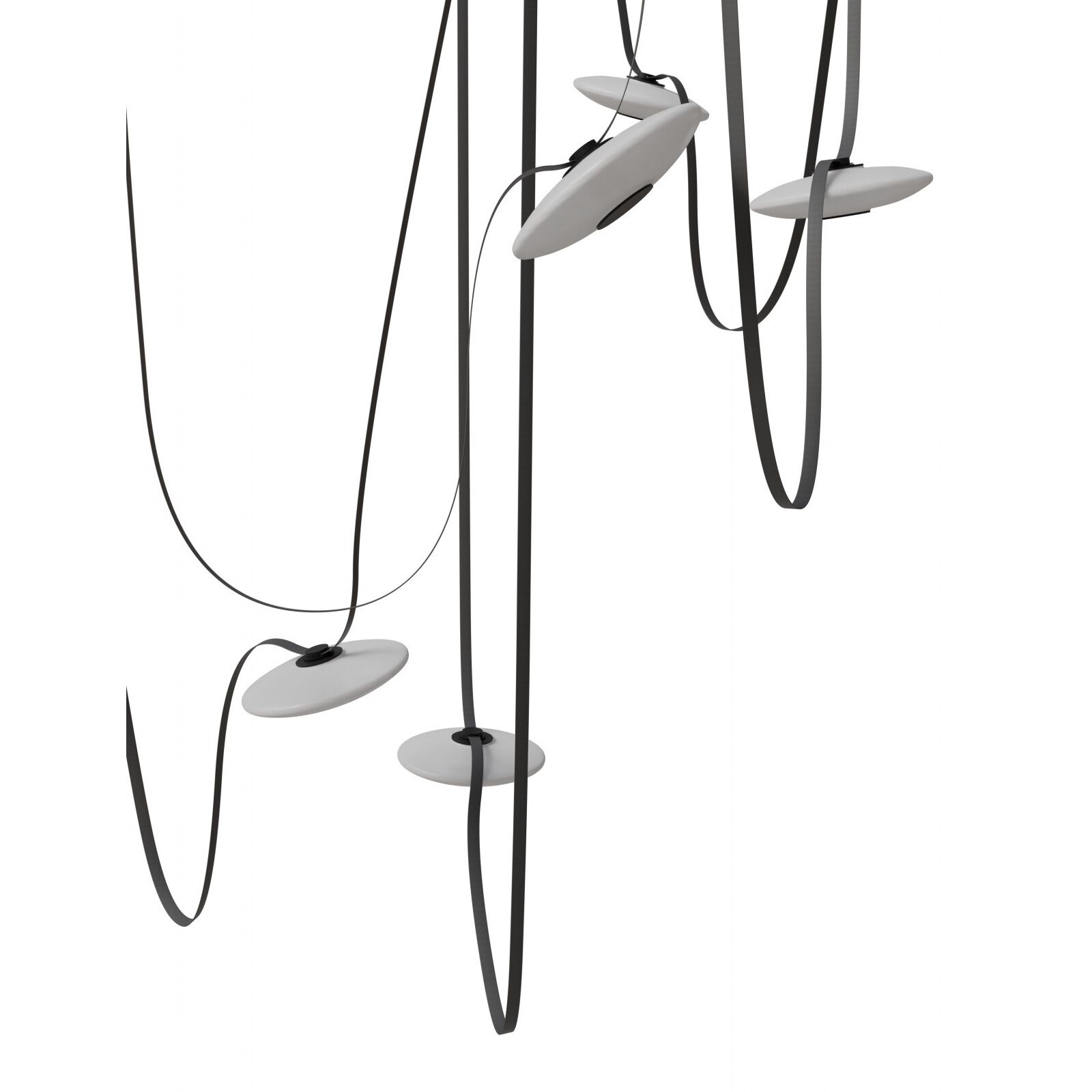 Fremont LED 8.5 inch Black Belt Chandelier Ceiling Light