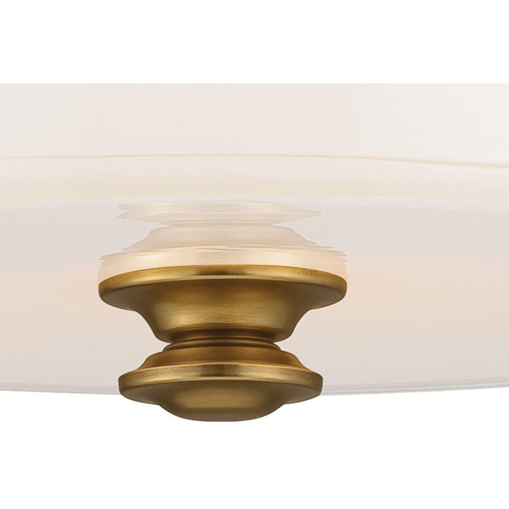 Harbour Point 2 Light 14 inch Liberty Gold Semi Flush Mount Ceiling Light
