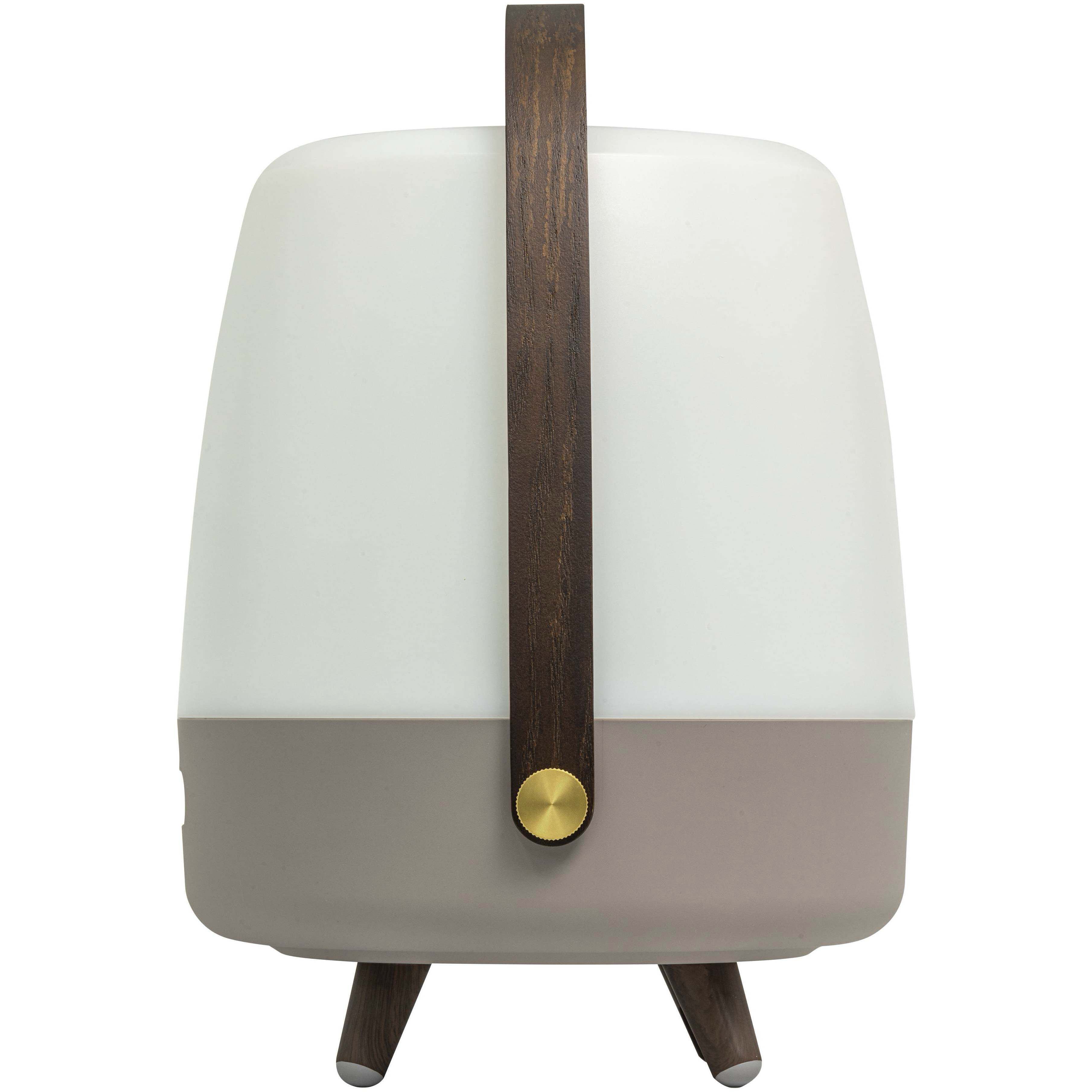 Lite Up Play 15.75 X 11.4 inch Earth Light Brown Taupe Portable Speaker Lamp in Earth Light Brown/Taupe, Kooduu