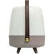Lite Up Play 15.75 X 11.4 inch Earth Light Brown Taupe Portable Speaker Lamp in Earth Light Brown/Taupe, Kooduu