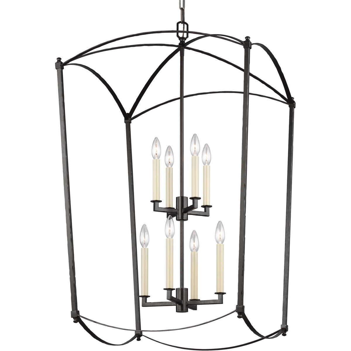 Sean Lavin Thayer 8 Light 24 inch Smith Steel Lantern Chandelier Ceiling Light