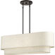 Manorwood 4 Light 36 inch English Bronze Linear Chandelier Ceiling Light, Large