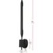Odin 1 Light 28 inch Black Outdoor Wall Sconce