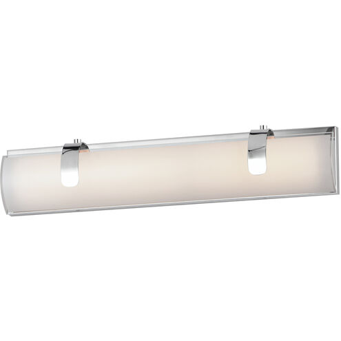 Clutch LED 22 inch Polished Chrome Bath Vanity Light Wall Light