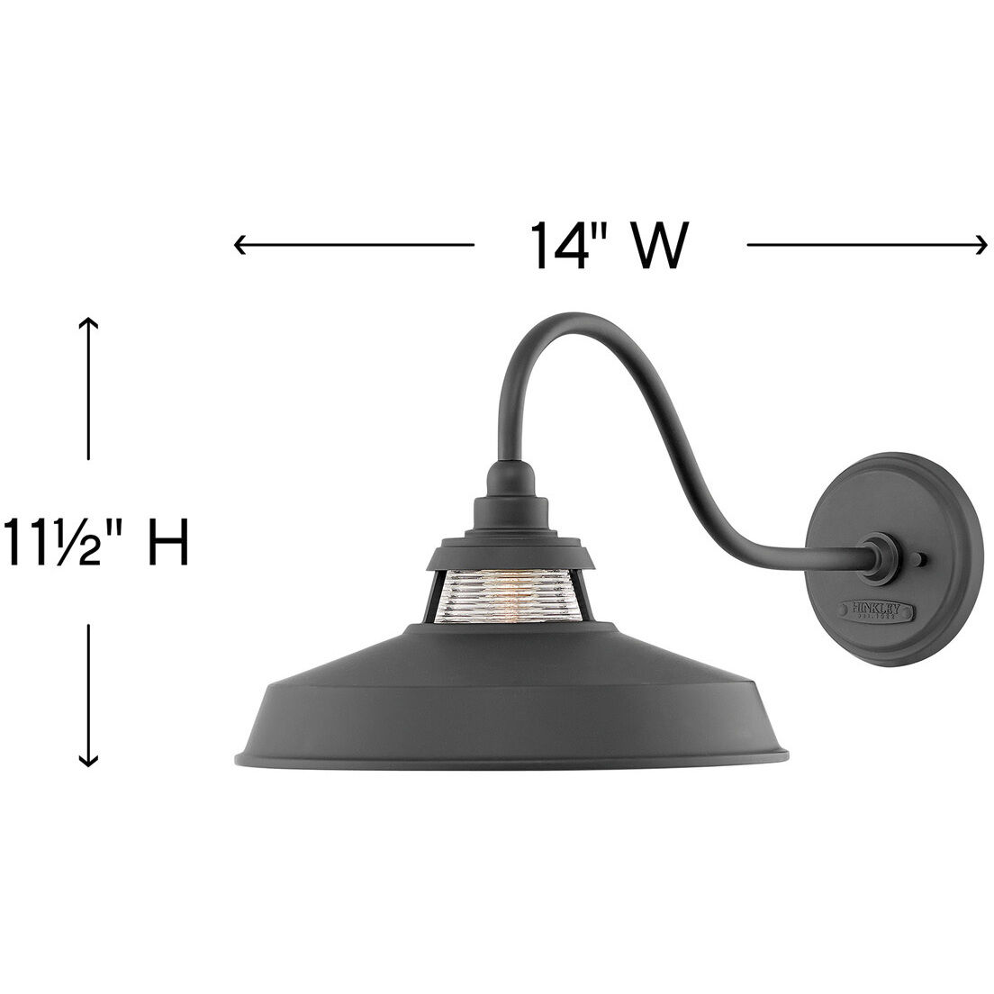 Troyer Outdoor Wall Mount Lantern in Black