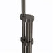 Tambo 92 inch 14 watt Black Nickel and Dark Walnut Arc Floor Lamp Portable Light in Mustard Steel