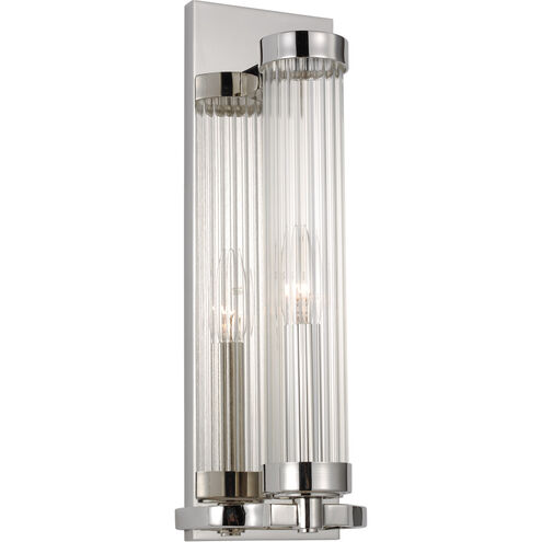 AH by Alexa Hampton Demi 1 Light 4.75 inch Polished Nickel Sconce Wall Light