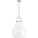 Mansfield 1 Light 18 inch Champagne Gold Pendant Ceiling Light