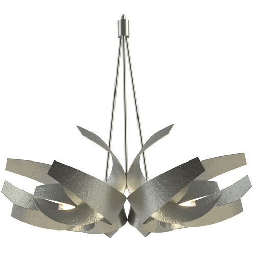 Corona 6 Light 35.1 inch Vintage Platinum Dining Pendant Ceiling Light, Large