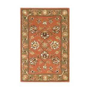 Cedric 36 X 24 inch Camel/Dark Brown/Black Rugs, Wool