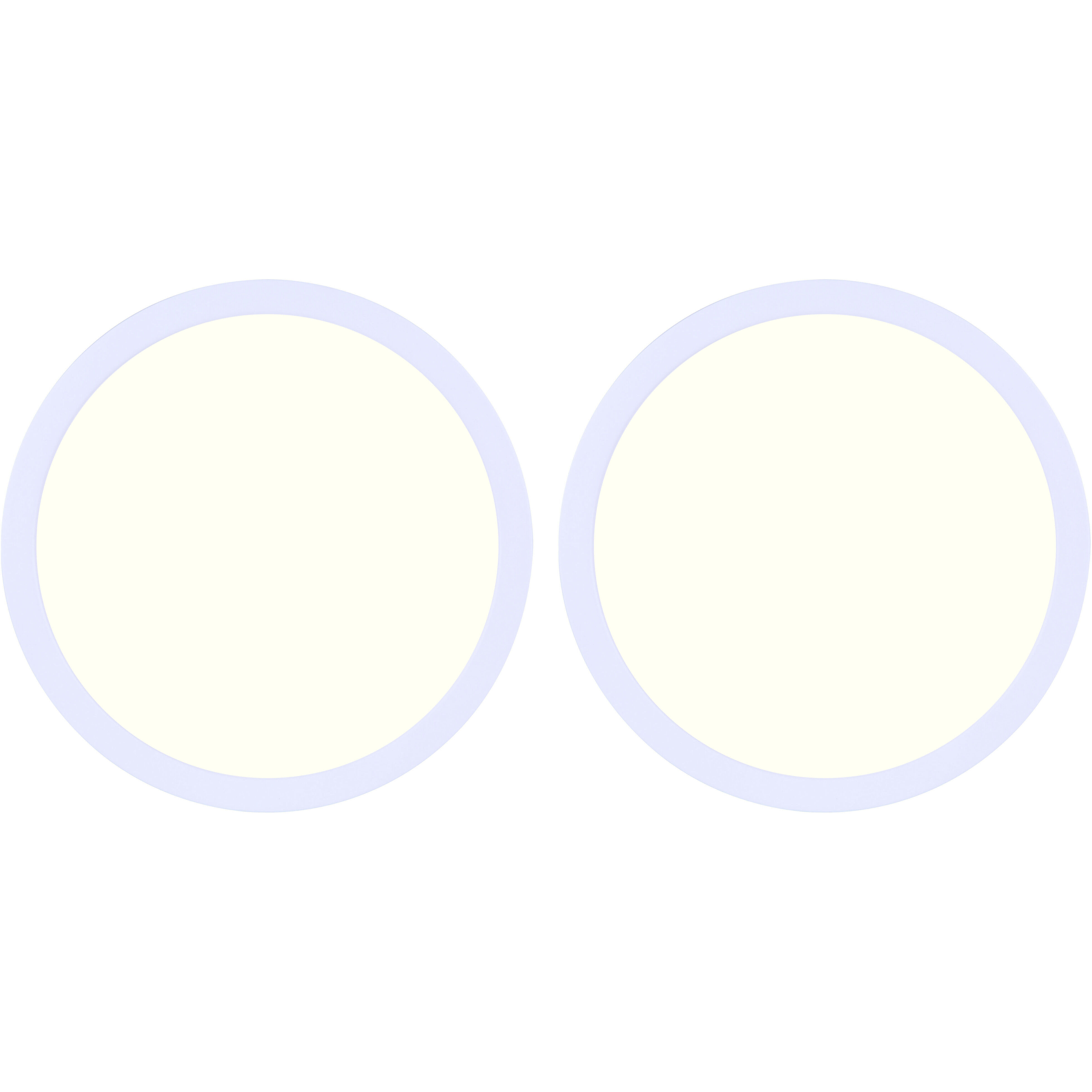 Low Profile LED 15 inch White Disk Light