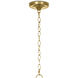 Cole 1 Light 12.75 inch Natural Brass Pendant Ceiling Light