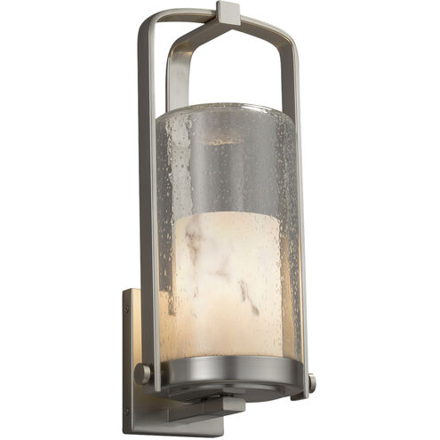 Lumenaria LED 16.5 inch Brushed Nickel Outdoor Wall Sconce in 700 Lm LED