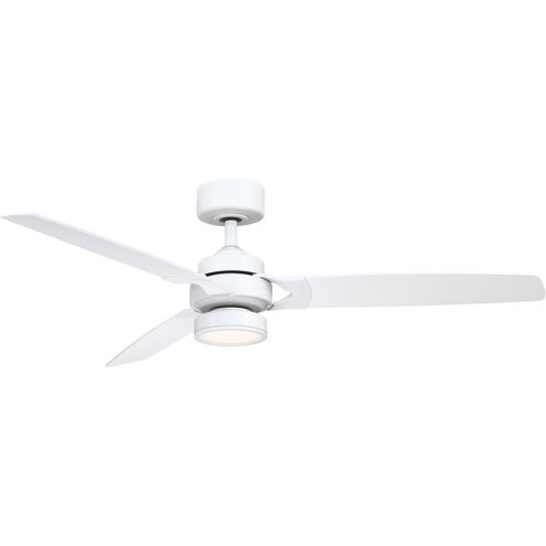 Amped 52 inch Matte White Fan-Uni