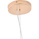 Canada LED 32 inch Gold LED Chandelier Ceiling Light