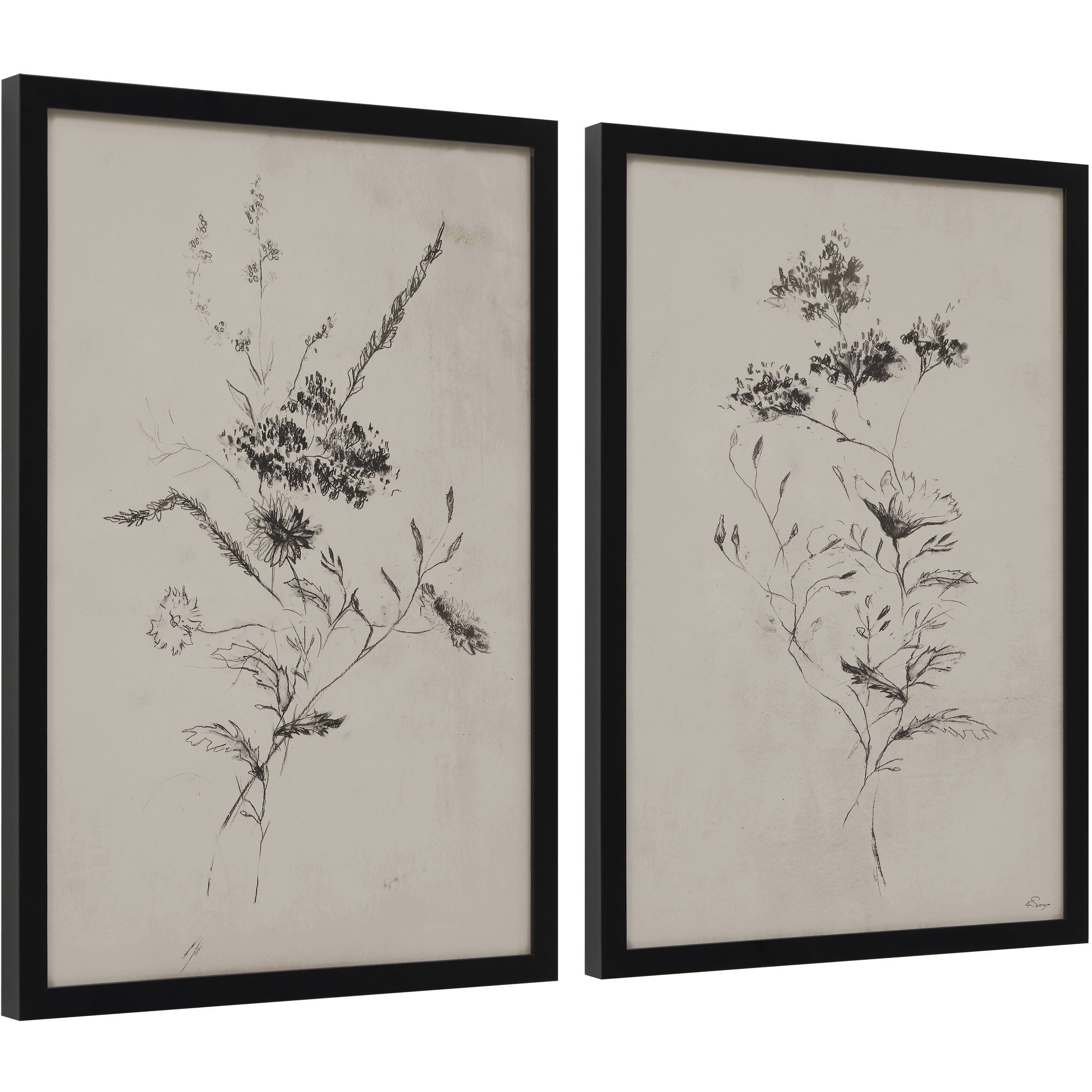 Adeline 30 X 20 inch Printed Art, Set of 2