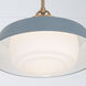 Xander 1 Light 16 inch Vibrant Gold Pendant Ceiling Light