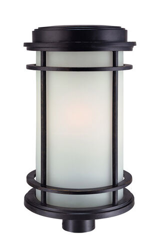 La Mirage 1 Light 21 inch Winchester Exterior Post Lantern