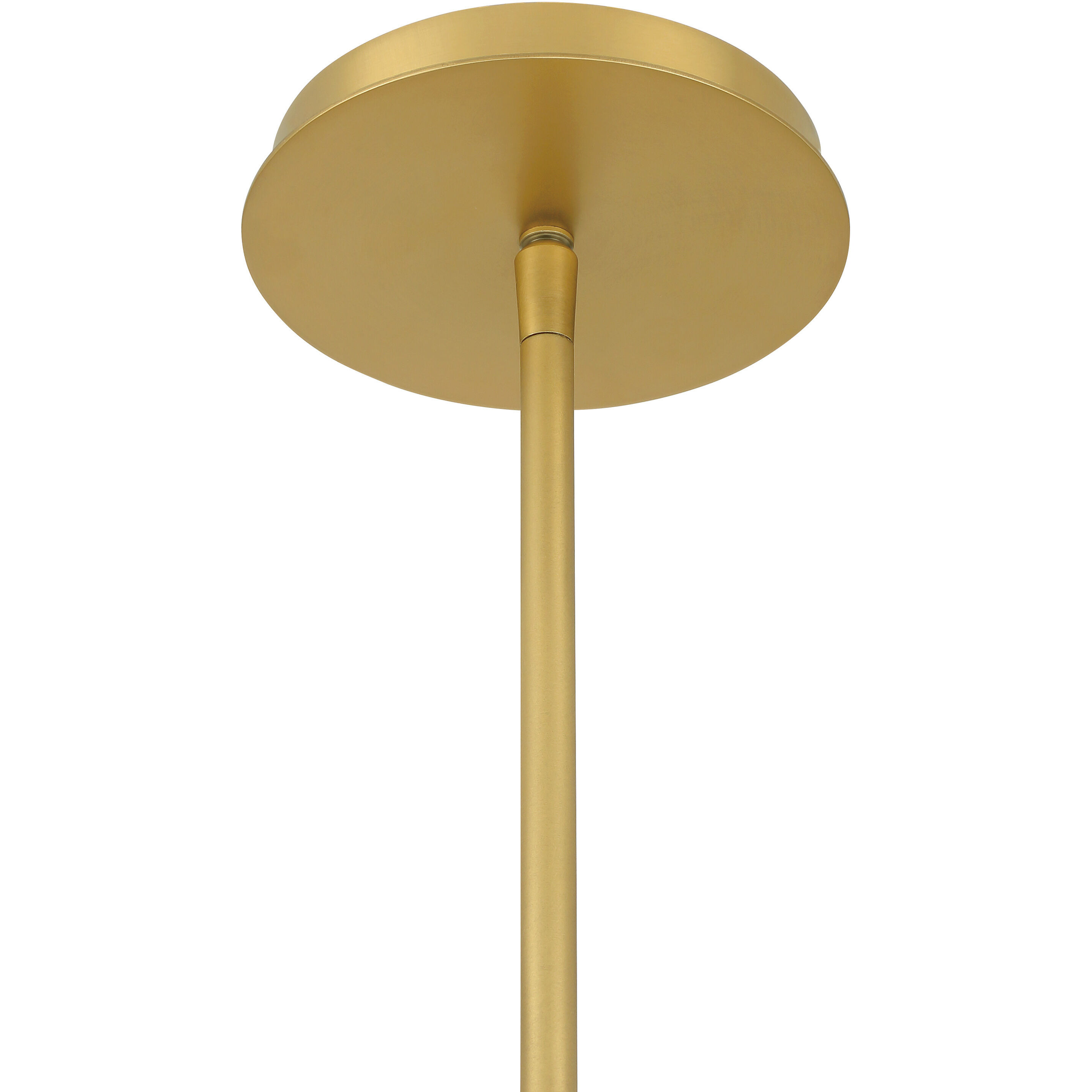 Pod LED 8.25 inch Legacy Brass Pendant Ceiling Light