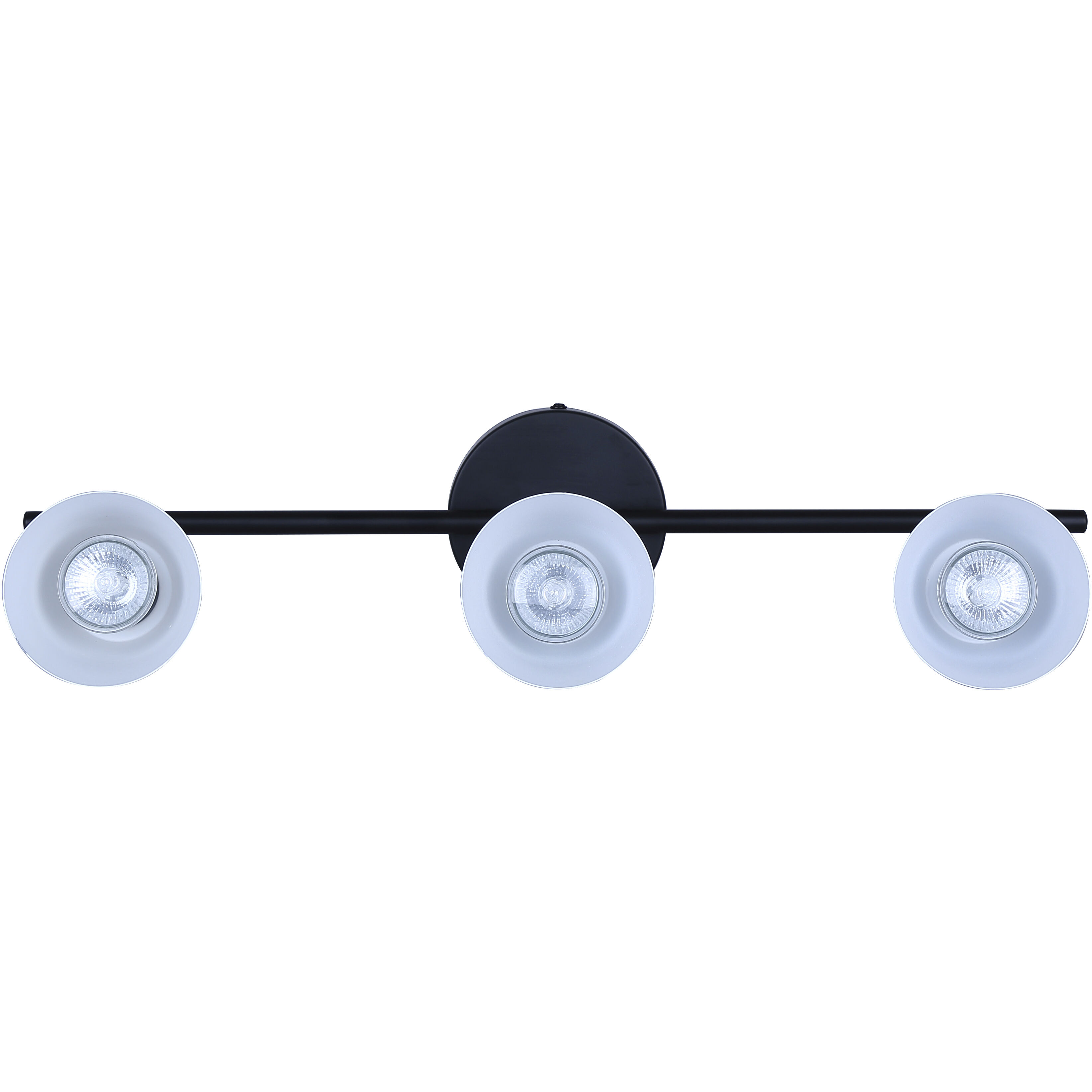 Radley 3 Light Black/White Track Lighting Ceiling Light