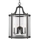 Payton 4 Light 16 inch Matte Black Pendant Ceiling Light, Caged