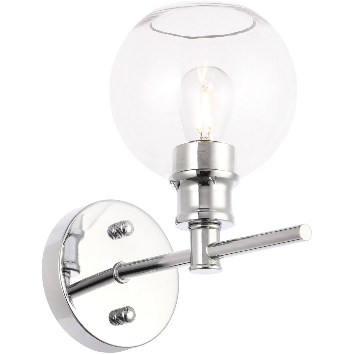 Collier 1 Light 6 inch Chrome Wall sconce Wall Light